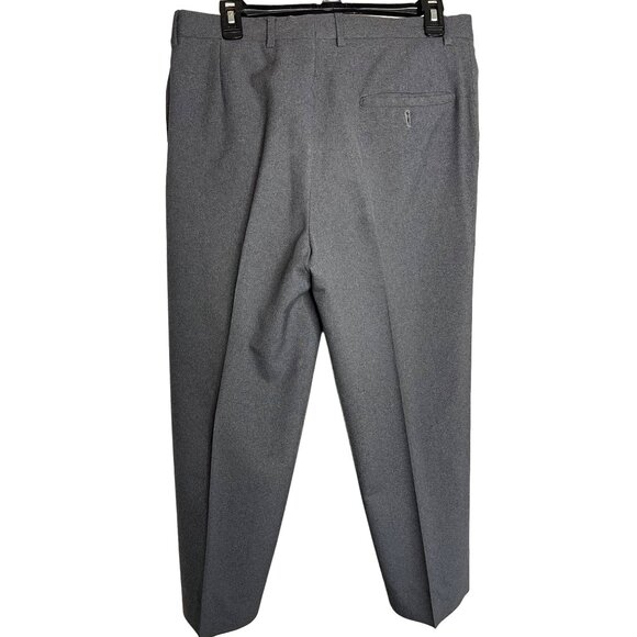 CIATTI dress pants trousers 32 x 25 flat front pockets charcoal wool lined - Picture 8 of 11